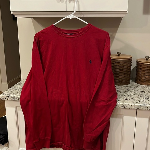 Men’s polo long sleeve T-shirt - Picture 1 of 4